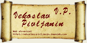 Vekoslav Pivljanin vizit kartica